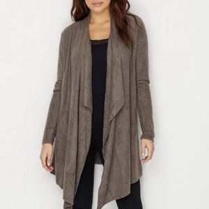 BAREFOOT DREAMS taupe brown Bamboo Chic Lite cascade cardigan